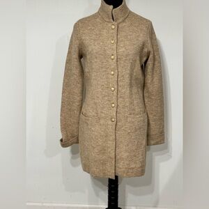 Adrienne Vittadini women’s medium gold cardigan